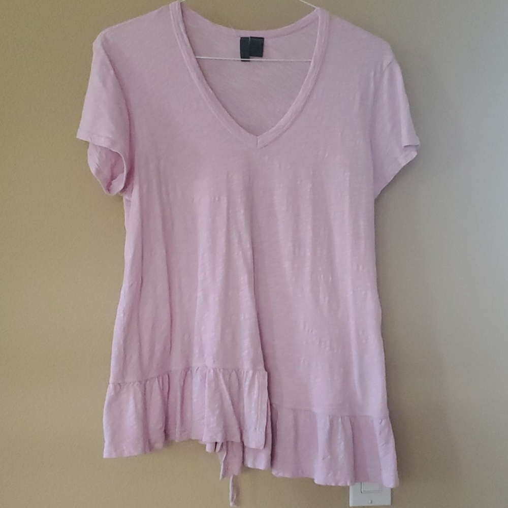 Anthropologie Left of Center Belmont Tie Back Top